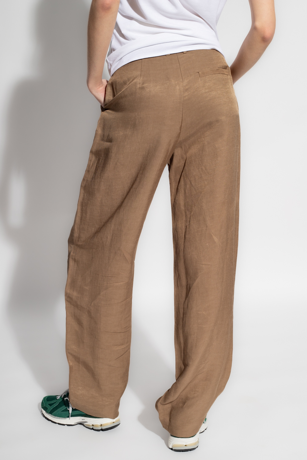 Brown 'Agneta' relaxed trousers Modern Samsøe Samsøe